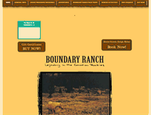 Tablet Screenshot of boundaryranch.com